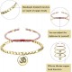 Tibetan Copper Bead Bracelets For Men Women Handmade Braided Buddhist Bracelet Set Lucky Rope Bracelet For Protection Tibetan Copper Bead Bracelets For Men Women Handmade Braided Buddhist Bracelet Set Lucky Rope Bracelet For Protection